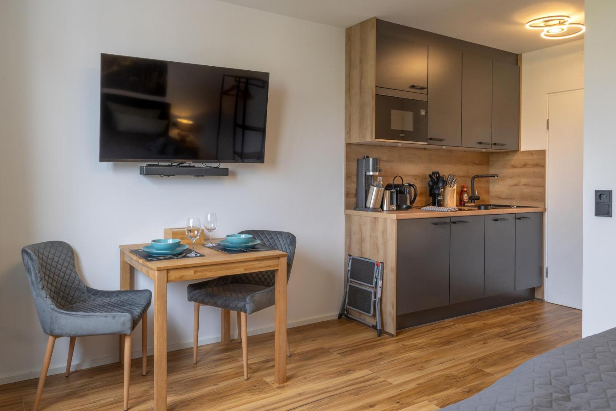 Sweethome - Super Zentral Und Modern, Kueche, Wifi Munich Luaran gambar