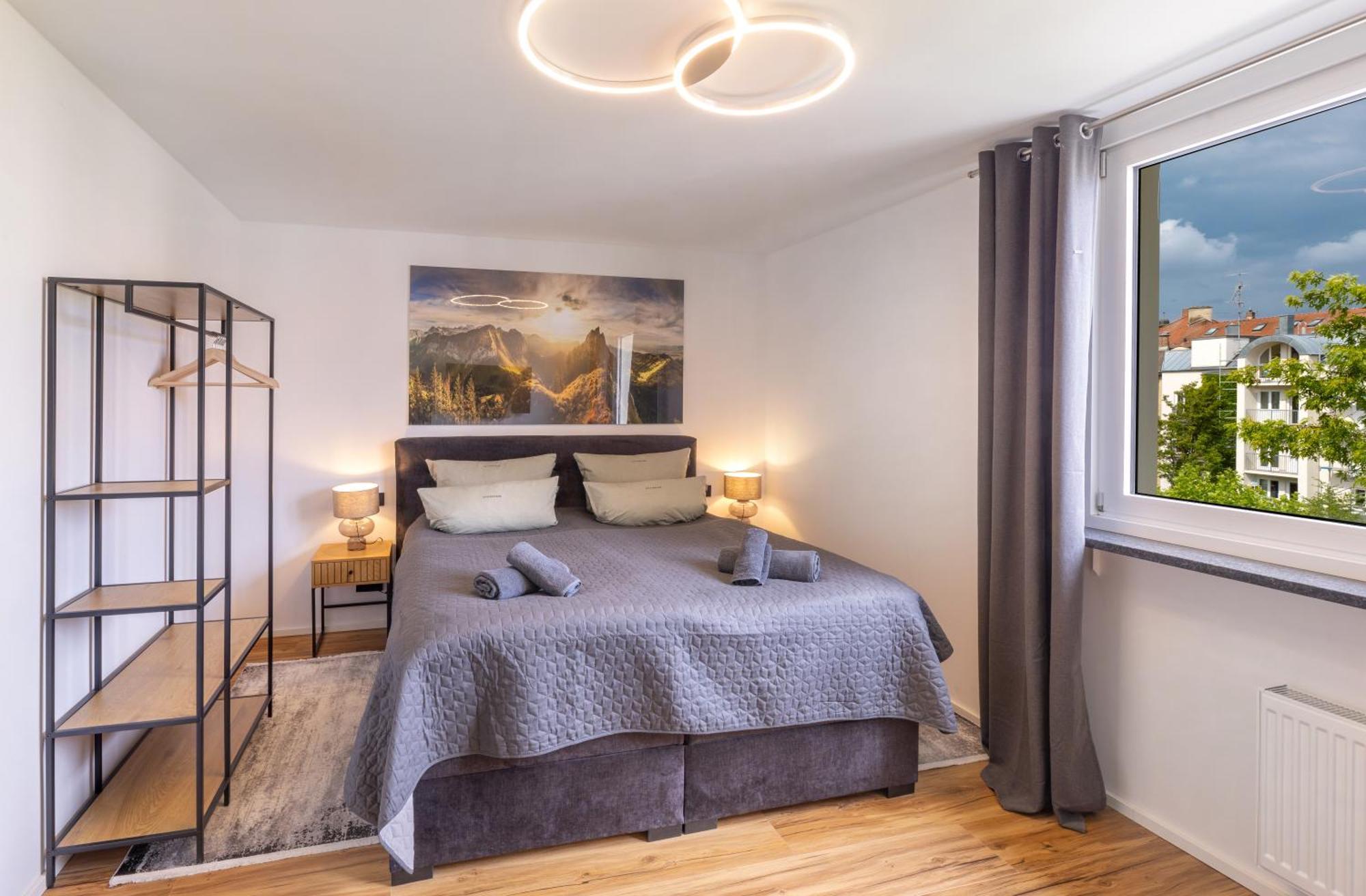 Sweethome - Super Zentral Und Modern, Kueche, Wifi Munich Luaran gambar